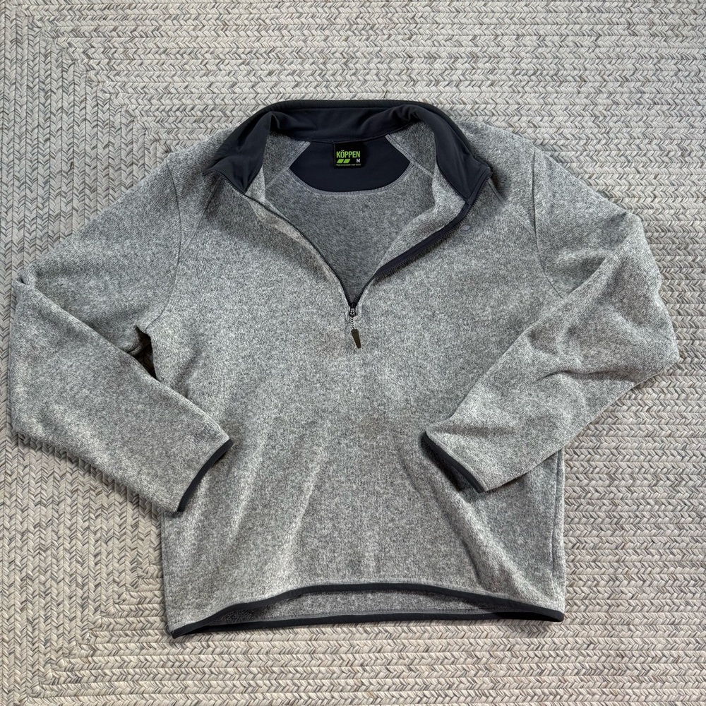 Koppen Men's Gray Zip-Up Jacket